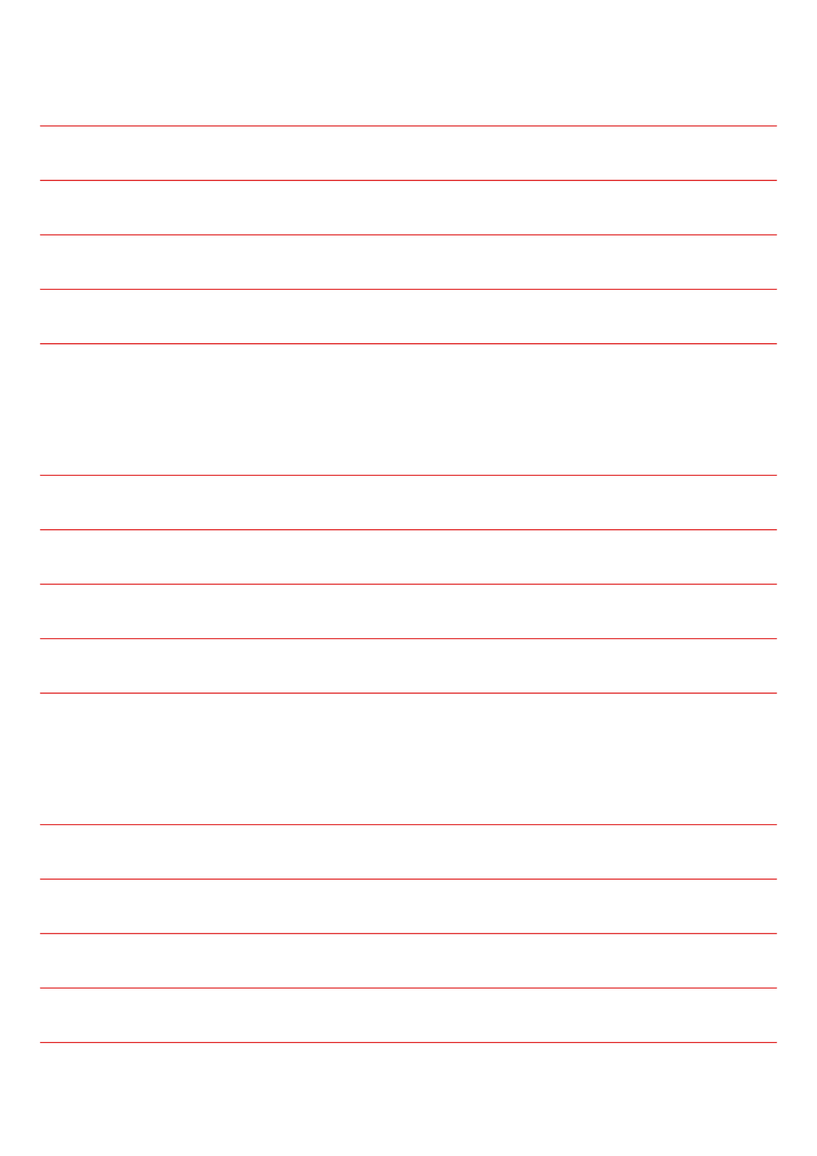 横线格格子纸(新） 横线格的格子纸。